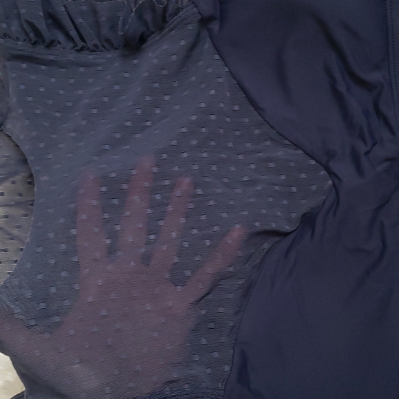 AVEC les filles two peices lace swimsuit size L NWT - Picture 2 of 3